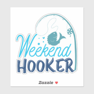 Een Sticker voor mensen die graag Gevist willen wo