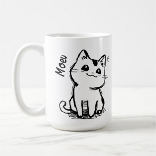 Een stiekeme kat 01 koffiemok