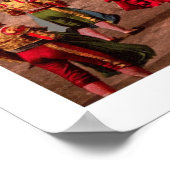 Een stierengevecht, Barcelona, Spanje Poster (Hoek)