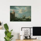 Een Stiff Breeze, Pieter Mulier Poster (Thuiskantoor)