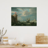 Een Stiff Breeze, Pieter Mulier Poster (Keuken)