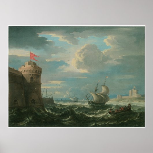 Een Stiff Breeze, Pieter Mulier Poster (Voorkant)