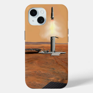 Een stijgend voertuig verlaat Mars. 2 iPhone 15 Case
