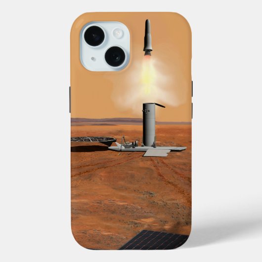 Een stijgend voertuig verlaat Mars. 2 Case-Mate iPhone Case (Achterkant)
