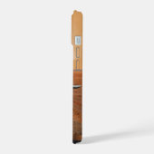 Een stijgend voertuig verlaat Mars. 2 iPhone 15 Case (Linkerkant)