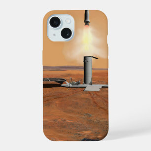 Een stijgend voertuig verlaat Mars. 2 iPhone 15 Case