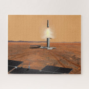 Een stijgend voertuig verlaat Mars. 2 Legpuzzel