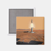 Een stijgend voertuig verlaat Mars. 2 Magneet (Voorkant / Achterkant)