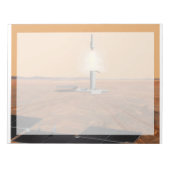 Een stijgend voertuig verlaat Mars. 2 Notitieblok (Voorkant)