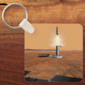 Een stijgend voertuig verlaat Mars. 2 Sleutelhanger (Voorkant)