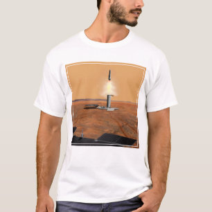 Een stijgend voertuig verlaat Mars. 2 T-shirt