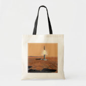 Een stijgend voertuig verlaat Mars. 2 Tote Bag (Voorkant)