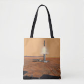 Een stijgend voertuig verlaat Mars. 2 Tote Bag (Voorkant)