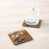 Een stijgend voertuig verlaat Mars. Bier Onderzetter (Rechterzijde)