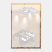 Een stijgend voertuig verlaat Mars. Post-it® Notes (Voorkant)