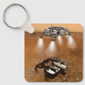 Een stijgend voertuig verlaat Mars. Sleutelhanger (Voorkant)