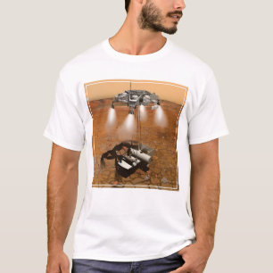 Een stijgend voertuig verlaat Mars. T-shirt