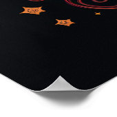 Een stijl Psychedelic Sun en Moon Ai Art Poster (Hoek)