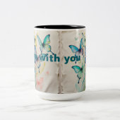 Een stijlbeker tweekleurige koffiemok (Center)