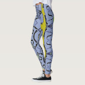 Een stijlvolle abstracte "Ratti_Creative_Arts" leg Leggings (Links)