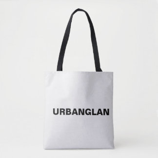 Een stijlvolle beg die URBANGLAN lettertype ontwer Tote Bag