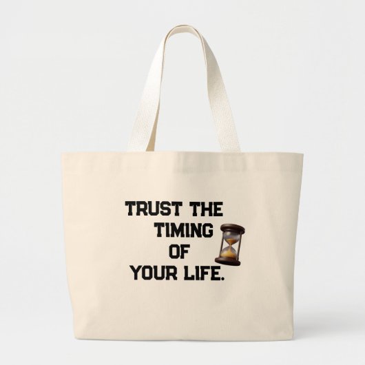 Een stijlvolle en motivatie grote tote bag (Voorkant)