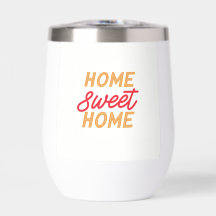 Een stijlvolle kruik met design "Home Sweet Home"