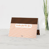 Een stijlvolle verjaardagsgroet kaart (Achterkant)