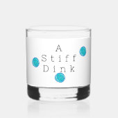 Een stijve Dink Pickleball Balls .Funny Bourbon Whisky Glas (Achterkant)