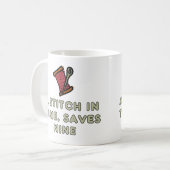 Een Stik in de Tijd Koffiemok (Voorkant links)