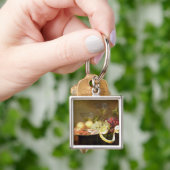 Een stil leven met een bril sleutelhanger (Hand)