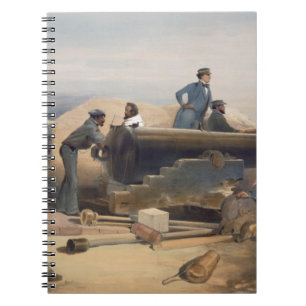 Een stille dag in de diamantbatterij, bord van 'Th Notitieboek