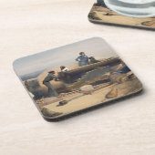 Een stille dag in de diamantbatterij, bord van 'Th Onderzetter (Linkerzijde)