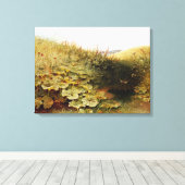 Een stille Dell Canvas Afdruk (Insitu (Houten vloer))