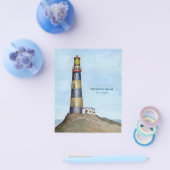 Een stille en eenzame vuurtoren flyer (Enkel)