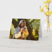 Een stille en stille Wenskaart Kaart (Gele Bloem)