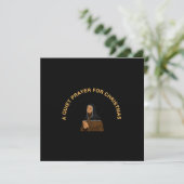 EEN STILLE GEBED VOOR KERST KAART (Staand voorkant)