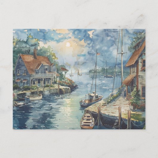Een Stille Haven Briefkaart (Voorkant)