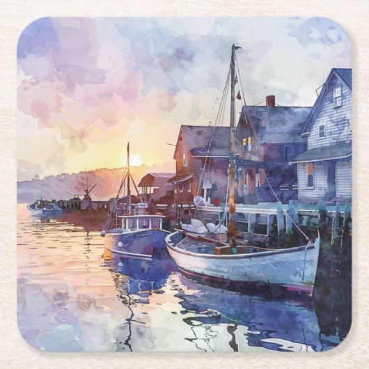 Een Stille Haven Kartonnen Onderzetters (Voorkant)