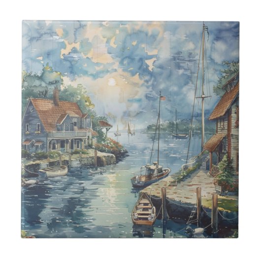 Een Stille Haven Tegeltje (Voorkant)