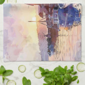 Een Stille Haven Theedoek (Gevouwen)