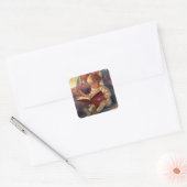 “Een Stille Hoek” door Jessie Willcox Smith Vierkante Sticker (Envelop)