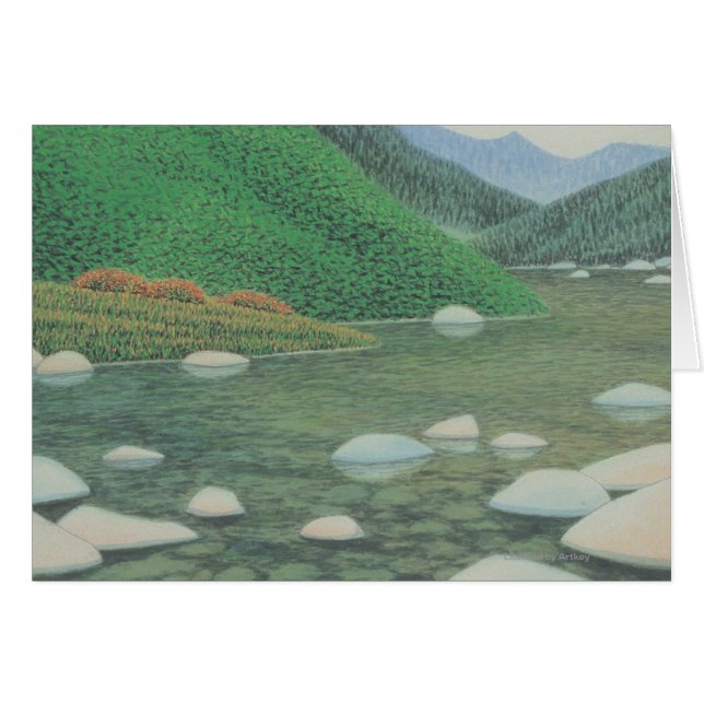 Een stille hoek in de bergen (Voorkant Horizontaal)