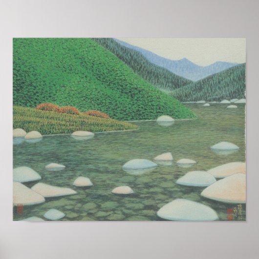 Een stille hoek in de bergen poster (Voorkant)