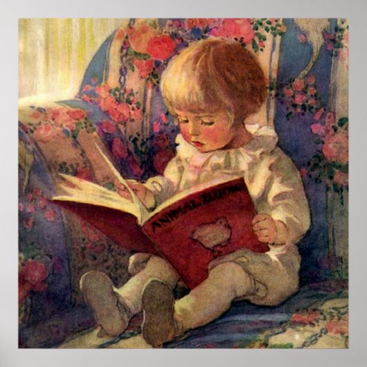 "Een stille hoek" van Jessie Willcox Smith Poster (Voorkant)