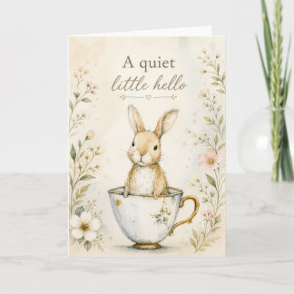 Een Stille Kleine Hallo Groet Kaart