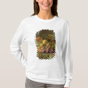 Een stille levensduur van meloenen, druiven en per t-shirt