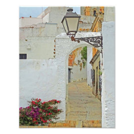 Een stille loopje foto afdruk