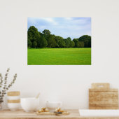 Een stille middag in het park poster (Keuken)