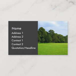 Een stille middag in het park visitekaartje